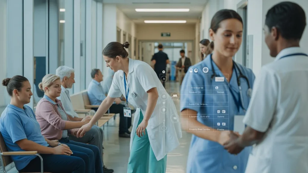 bright modern hospital hallway with mini FITnm0 JTSqIjwkzv1sOfA ja4JRQvSFaNSoOuSdx7Lg sd