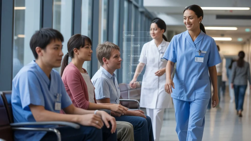 bright modern hospital hallway with mini ZbOe705iSqC uNA NeXKbw ja4JRQvSFaNSoOuSdx7Lg sd